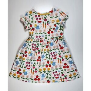 Mini Boden Girls Dress Size 9-10Y Cottagecore Garden Farm Floral Cotton